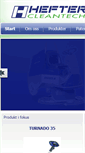 Mobile Screenshot of hefter-cleantech.se